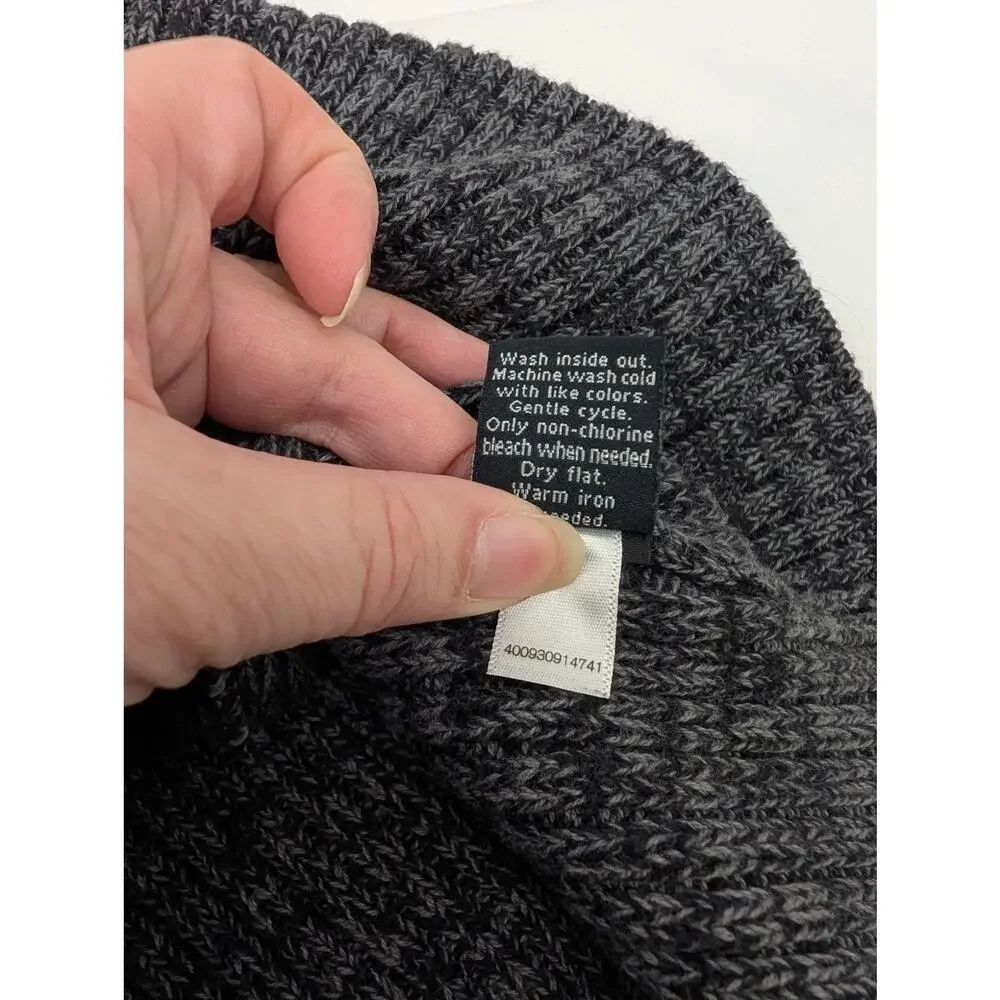 NWOT APT 9 Grandpa Zip Sweater XXL Gray Pockets Cotton Chunky Warm Grandpacore